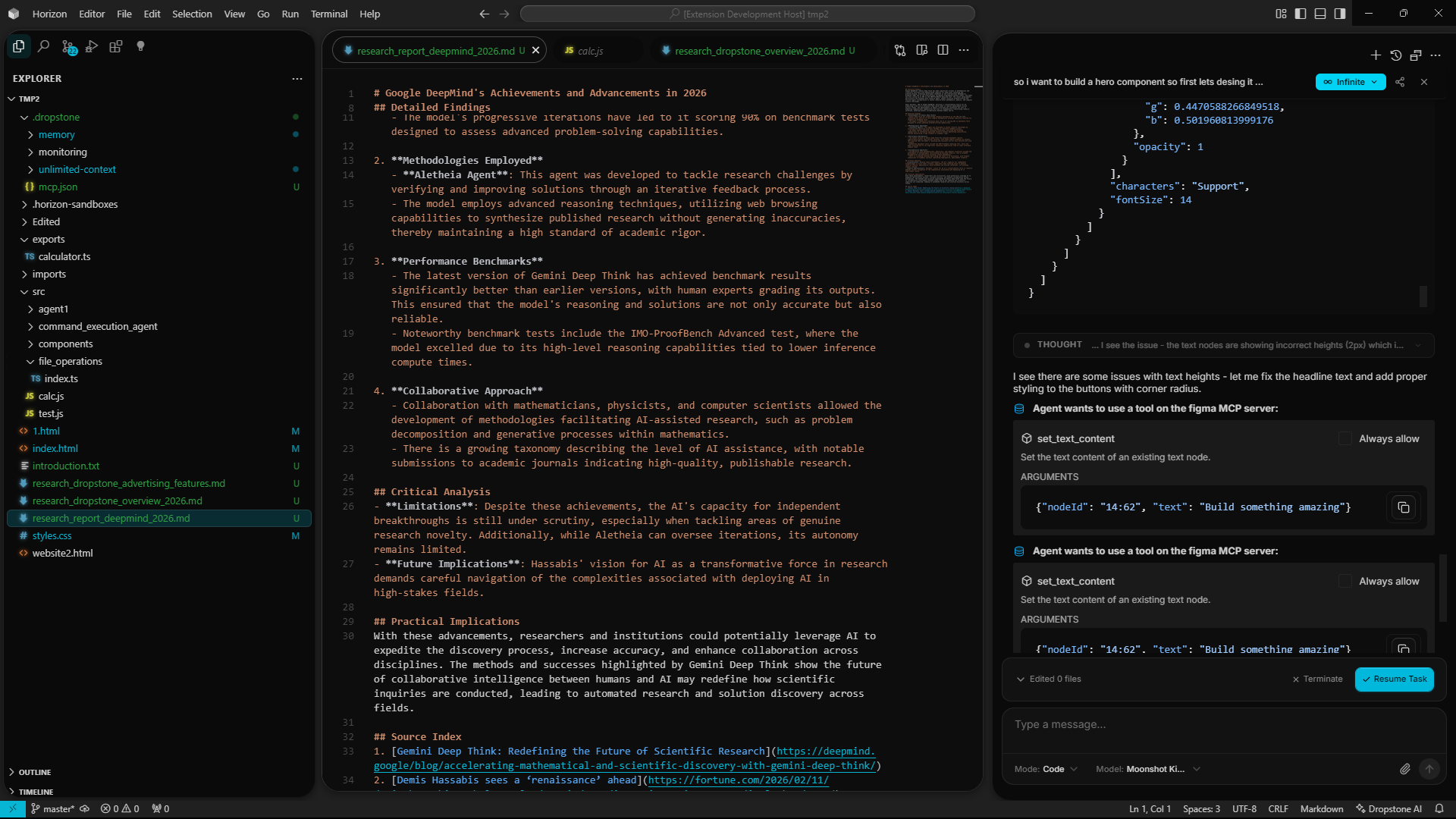 Dropstone Editor — AI-powered code editor with multiplayer